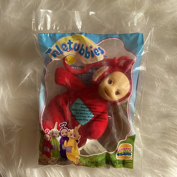 teletubbies clip on soft toy